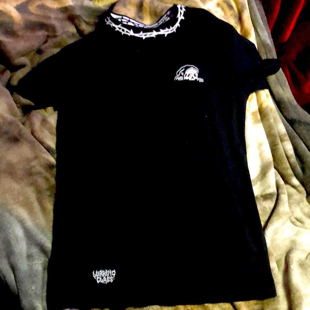 Black lurking class t shirt